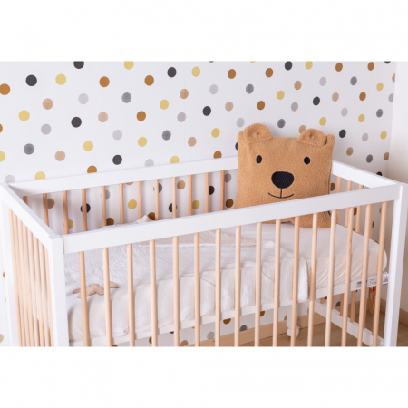 Patut Childhome Cot 97 Fag 60x120 cm, Natural/Alb [1]