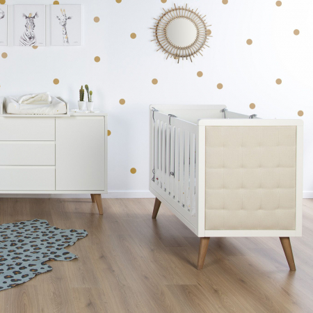 Patut Childhome Retro Rio 60x120 cm, MDF Alb [2]