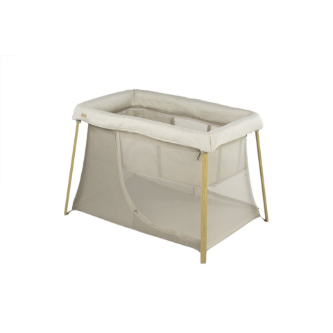 Camera copii si bebelusi - Patut pliabil 3 in 1 Beaba Eazy Sleep, patut de voiaj Heather Clay / Gazelle