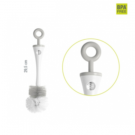 Perie biberoane 2 in 1 cu suport Beaba [1]