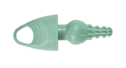 Perie din silicon Beaba 2 in 1 Sage Green [1]