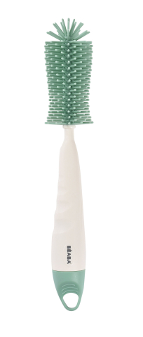 Biberoane tetine suzete - Perie din silicon Beaba 2 in 1 Sage Green