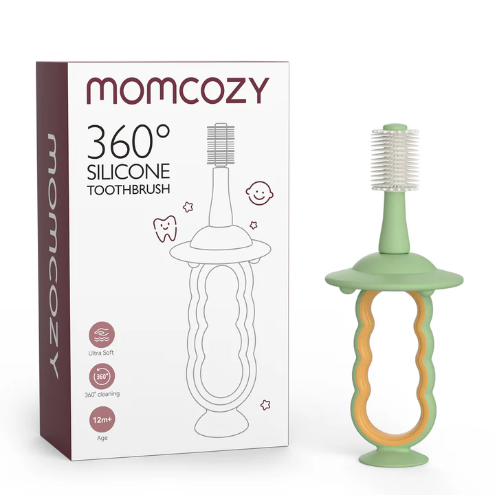 Igiena dentara - Periuta de dinti Momcozy Green