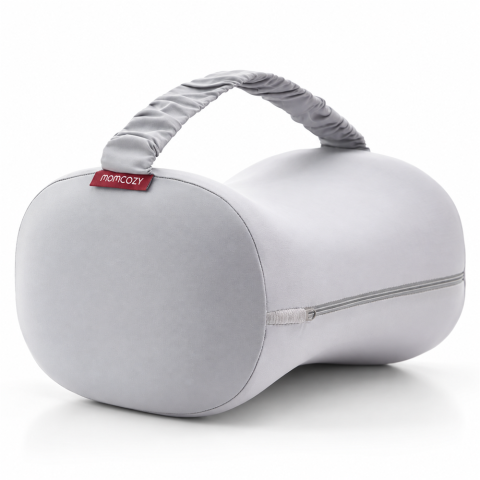 Articole mamici - Perna genunchi Momcozy cu spuma cu memorie Grey