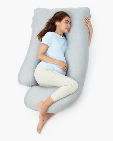 Perne gravide - Perna gravide Momcozy in forma de U Light Grey