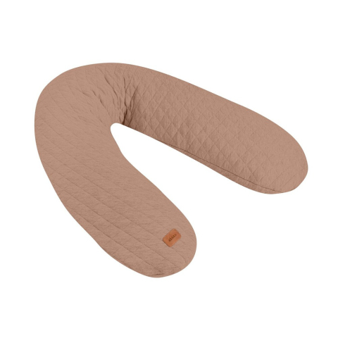Articole mamici - Perna gravide si alaptare Beaba Big Flopsy 170 cm Fleur de Coton Cocoa