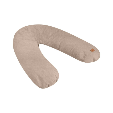 Articole mamici - Perna gravide si alaptare Beaba Big Flopsy 170 cm Jersey Heather Clay