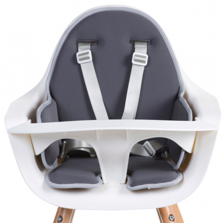 Scaune masa bebe - Perna scaun de masa Childhome Evolu Neopren Antracit