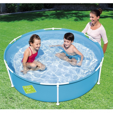 Piscina Bestway Rotunda cu Cadru Metalic [1]