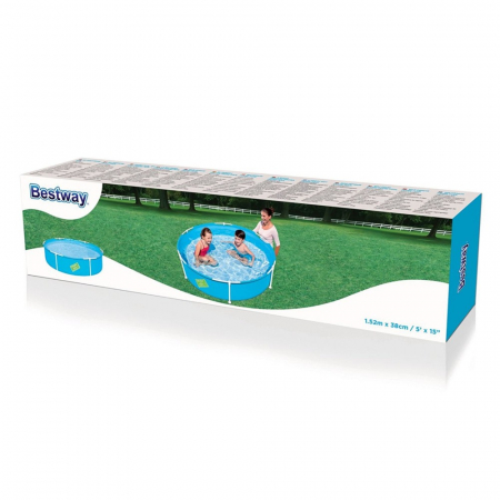 Piscina Bestway Rotunda cu Cadru Metalic [2]