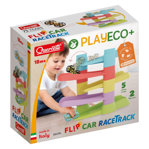Jucarii interactive - Pista de curse Flipcar ECO Quercetti