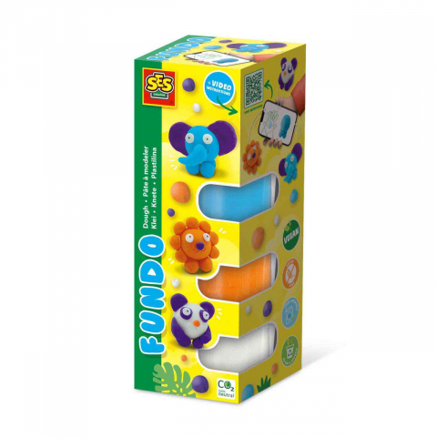 Arta si creatie - Plastilina Culori Luminoase-Animale Salbatice