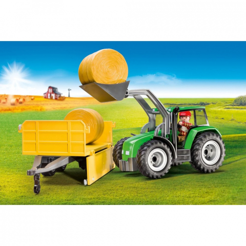 Playmobil - Tractor cu remorca si incarcator frontal [2]