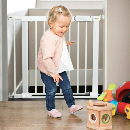 Poarta de siguranta din metal Safety 1st Flat Step White [10]