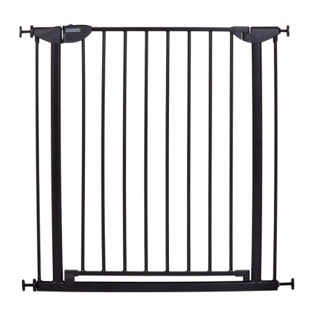 Sisteme protectie - Poarta de siguranta metal Childhome Eltra Doorgate Pressure 75-81 cm, Negru