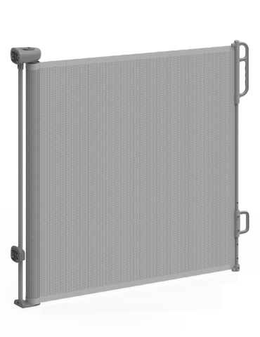 Camera copii si bebelusi - Poarta retractabila bebelusi Momcozy 140 cm Grey