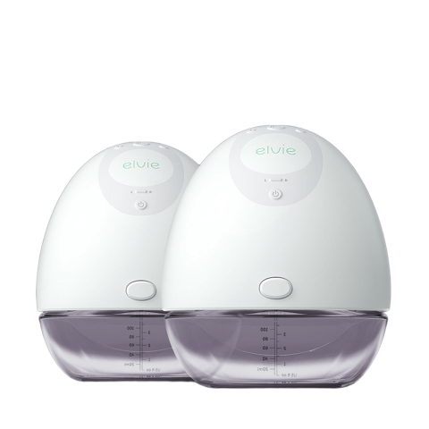 Pompe san - Pompa de san electrica  Elvie Pump Hands-free dubla White