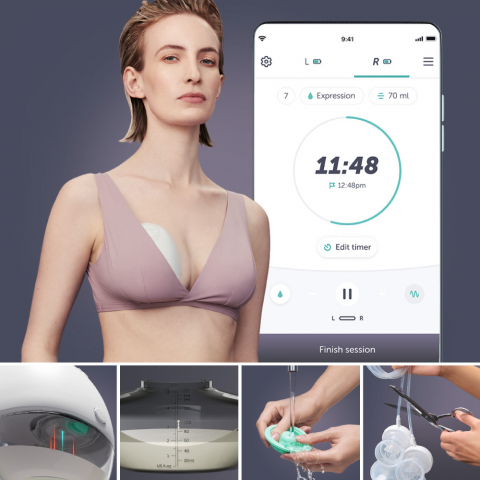 Pompa de san electrica Elvie hands free wireless [5]