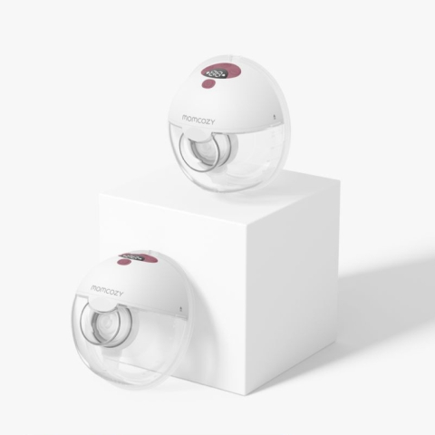 Pompe san - Pompa de san Momcozy Hands-free dubla M5 Red