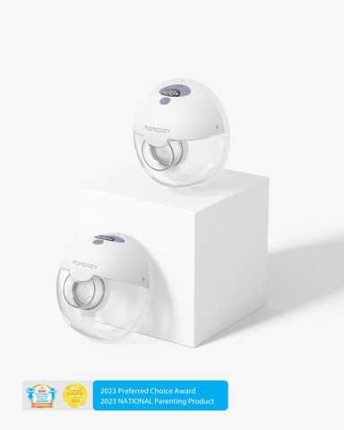 Pompe san - Pompa de san Momcozy Hands-free dubla M5 Purple