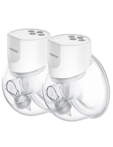 Pompe san - Pompa de san Momcozy Hands-free dubla S12 Pro White