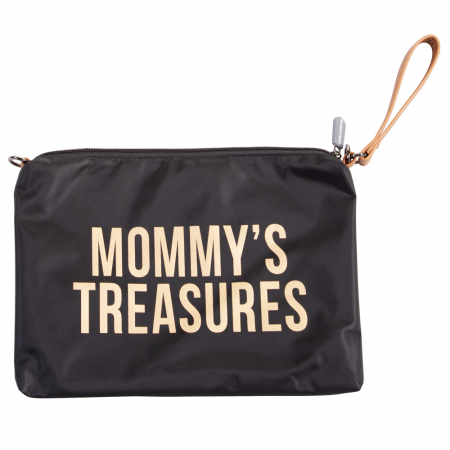 Genti bebe - Poseta Childhome Mommy Clutch 33x23 cm Negru