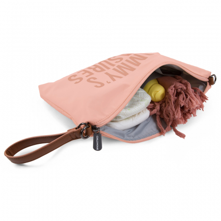 Poseta Childhome Mommy Clutch 33x23 cm Roz [2]