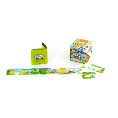 Poveste puzzle Ratusca cea urata - Miniland [0]