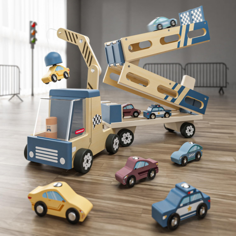 Primul meu camion cu platforma auto [10]