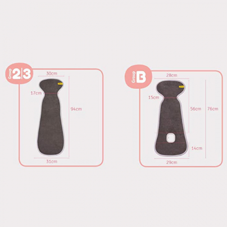 Protectie antitranspiratie scaun auto AeroMoov GR 2-3 BBC Organic Blossom [3]