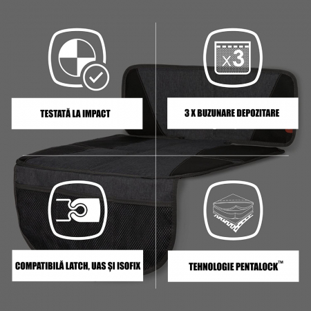 Protectie bancheta Diono Super Mat Gray [5]