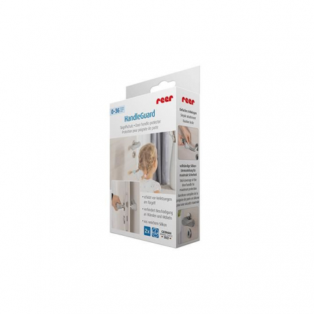 Sisteme protectie - Protectie clanta usa, din silicon, acoperire completa, 2 bucati, Reer HandleGuard