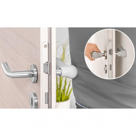 Protectie clanta usa, din silicon, acoperire completa, 2 bucati, Reer HandleGuard [4]