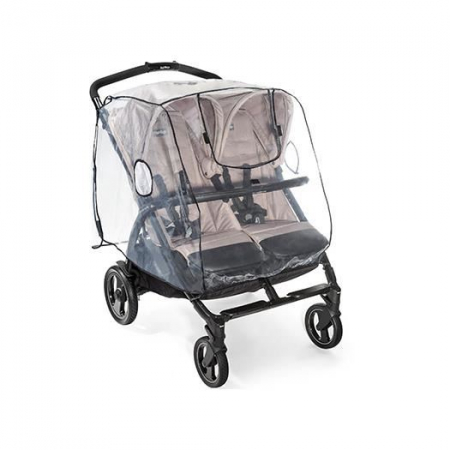 Accesorii transport copii - Protectie de ploaie pentru carucioare de gemeni Rain Cover Twin REER