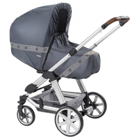 Protectie de ploaie universala cu fermoar pentru carucioare Reer RainSafe Classic+ [2]