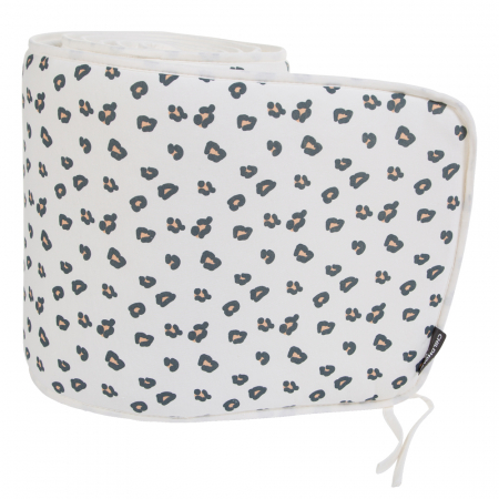 Protectie patut Childhome 35x340 cm Jerse, Leopard [1]