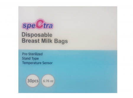 Accesorii alaptare - Pungi stocare lapte matern cu fermoar (30 buc.)