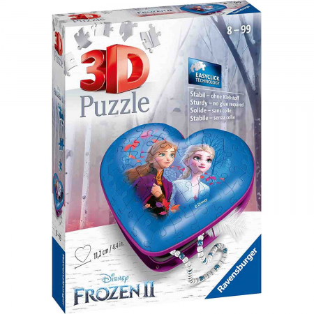 Puzzle 3D Cutie Inima Frozen, 54 Piese [1]