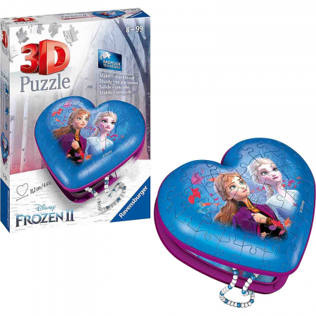 Puzzle 3D Cutie Inima Frozen, 54 Piese [2]