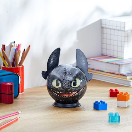 Puzzle 3D Dragons III_Toothless, 72 Piese [2]