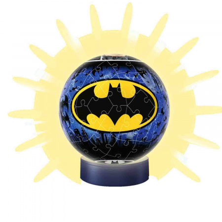 Jocuri tip puzzle - Puzzle 3D Luminos Batman, 72 Piese