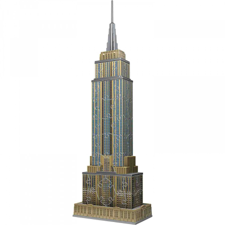 Jocuri tip puzzle - Puzzle 3D Mini Empire State Building, 54 Piese