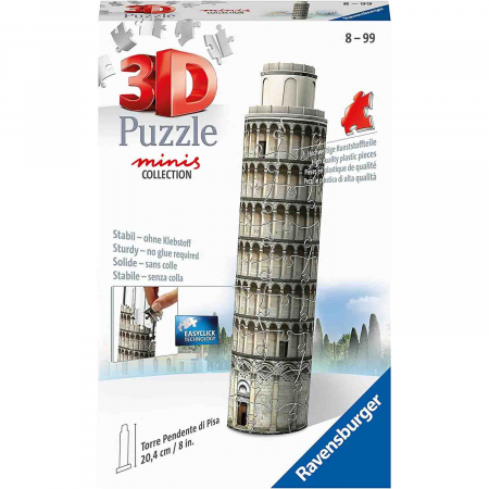 Puzzle 3D Mini Turnul Din Pisa, 54 Piese [1]
