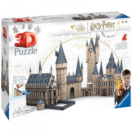 Jocuri tip puzzle - Puzzle 3D Ravensburger Castelul Harry Potter 1080 Piese