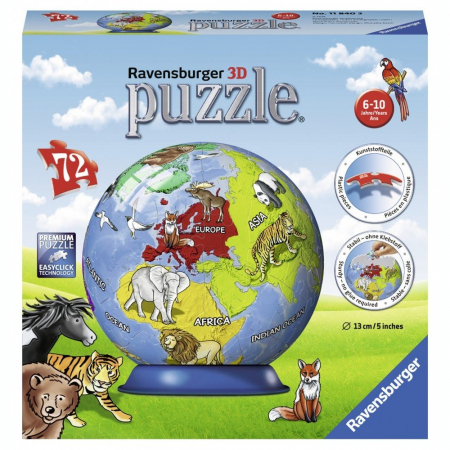 Puzzle 3D Ravensburger - Glob Pamantesc [1]