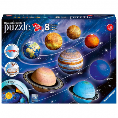 Puzzle 3D Ravensburger - Sistemul Solar [1]