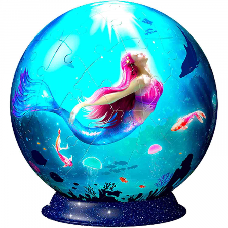 Jocuri tip puzzle - Puzzle 3D Sirena, 72 Piese