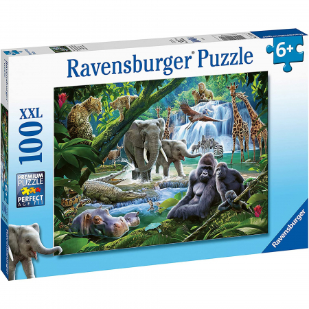 Puzzle Animale Din Jungla, 100 Piese [2]