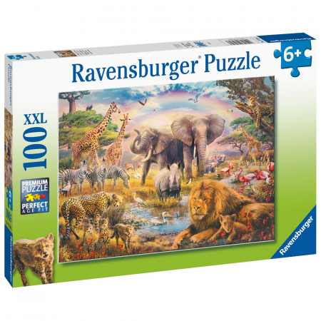 Puzzle Animale In Salbaticie, 100 Piese [2]