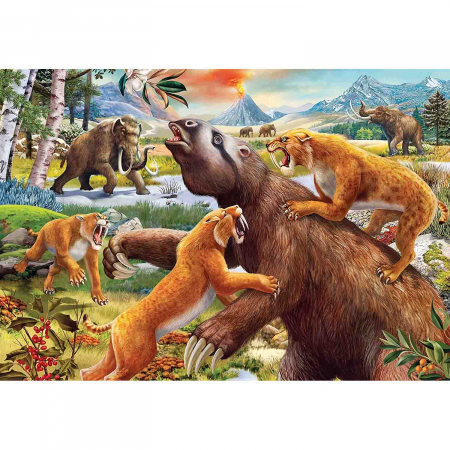Puzzle Animale In Salbaticie, 2X24 Piese [1]
